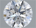 Diamante Natural 0.40 quilates, Redondo , Color D, claridad VS2 y certificado GIA