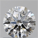 Natural Diamond 0.71 Carats, Round with Excellent Cut, H Color, VVS1 Clarity and Certified by GIA