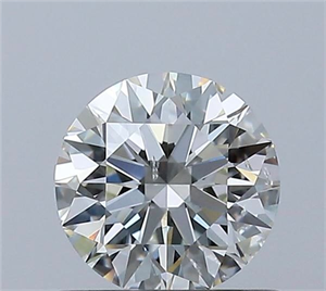 Foto Diamante Natural 0.60 quilates, Redondo , Color J, claridad SI2 y certificado GIA de