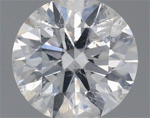 Picture of Natural Diamond 0.40 Carats, Round with Excellent Cut, G Color, I1 Clarity and Certified by IGI