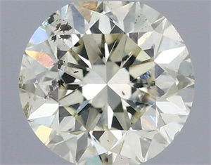 Picture of Natural Diamond 0.40 Carats, Round with Very Good Cut, N Color, I1 Clarity and Certified by IGI