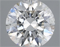 Natural Diamond 0.40 Carats, Round with Excellent Cut, F Color, I1 Clarity and Certified by IGI