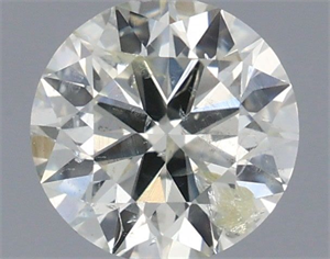 Picture of Natural Diamond 0.41 Carats, Round with Excellent Cut, M Color, I1 Clarity and Certified by IGI