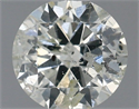 Natural Diamond 0.40 Carats, Round with Excellent Cut, I Color, I1 Clarity and Certified by IGI