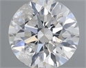 Natural Diamond 0.40 Carats, Round with Excellent Cut, F Color, I1 Clarity and Certified by IGI