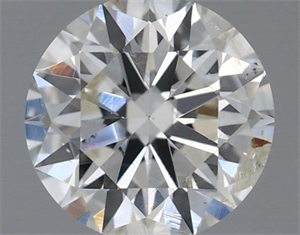Picture of Natural Diamond 0.40 Carats, Round with Excellent Cut, G Color, I1 Clarity and Certified by IGI
