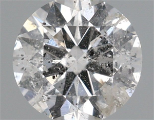 Picture of Natural Diamond 0.40 Carats, Round with Excellent Cut, I Color, I1 Clarity and Certified by IGI