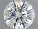 Diamante Natural 0.40 quilates, Redondo , Color H, claridad I1 y certificado GIA