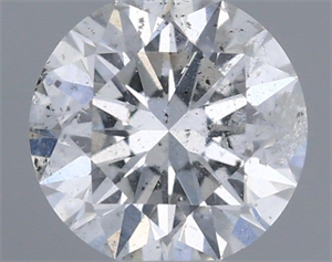 Picture of Natural Diamond 0.40 Carats, Round with Excellent Cut, E Color, I1 Clarity and Certified by GIA