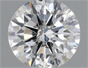 Natural Diamond 0.43 Carats, Round with Excellent Cut, J Color, I1 Clarity and Certified by GIA