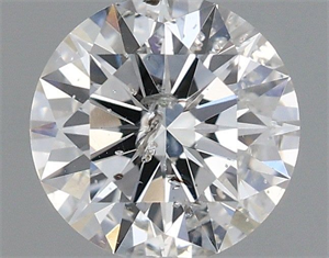 Picture of Natural Diamond 0.43 Carats, Round with Excellent Cut, J Color, I1 Clarity and Certified by GIA