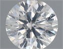 Natural Diamond 0.45 Carats, Round with Excellent Cut, H Color, I1 Clarity and Certified by IGI