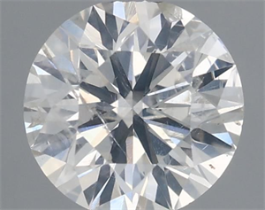 Picture of Natural Diamond 0.45 Carats, Round with Excellent Cut, H Color, I1 Clarity and Certified by IGI