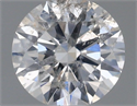 Natural Diamond 0.42 Carats, Round with Excellent Cut, H Color, I1 Clarity and Certified by IGI