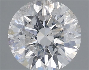 Picture of Natural Diamond 0.40 Carats, Round with Very Good Cut, F Color, I1 Clarity and Certified by IGI