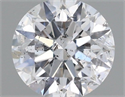 Natural Diamond 0.41 Carats, Round with Excellent Cut, D Color, I1 Clarity and Certified by GIA