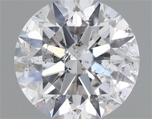 Picture of Natural Diamond 0.41 Carats, Round with Excellent Cut, D Color, I1 Clarity and Certified by GIA