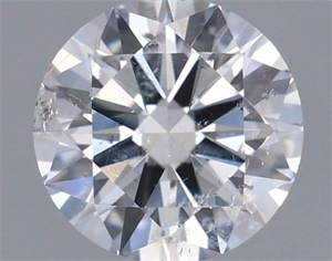 Picture of Natural Diamond 0.48 Carats, Round with Excellent Cut, G Color, I1 Clarity and Certified by IGI