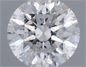 Natural Diamond 0.40 Carats, Round with Very Good Cut, E Color, I1 Clarity and Certified by IGI