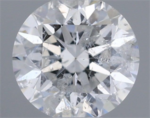 Picture of Natural Diamond 0.40 Carats, Round with Very Good Cut, E Color, I1 Clarity and Certified by IGI
