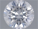 Natural Diamond 0.42 Carats, Round with Excellent Cut, E Color, I1 Clarity and Certified by IGI
