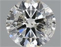 Natural Diamond 0.40 Carats, Round with Excellent Cut, I Color, I1 Clarity and Certified by IGI