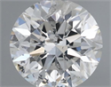 Natural Diamond 0.40 Carats, Round with Very Good Cut, F Color, I1 Clarity and Certified by IGI