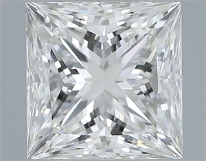 Foto Diamante Natural 0.55 quilates, Princesa , Color I, claridad VVS2 y certificado IGI de