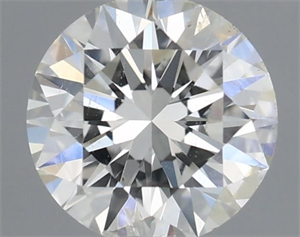 Picture of Natural Diamond 0.45 Carats, Round with Excellent Cut, H Color, I1 Clarity and Certified by GIA