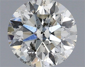 Foto Diamante Natural 0.40 quilates, Redondo , Color L, claridad I1 y certificado GIA de