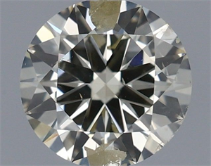 Picture of Natural Diamond 0.40 Carats, Round with Very Good Cut, L Color, I1 Clarity and Certified by IGI