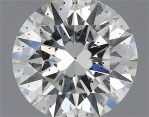 Foto Diamante Natural 0.43 quilates, Redondo , Color K, claridad I1 y certificado GIA de