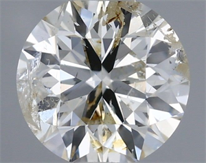 Picture of Natural Diamond 0.40 Carats, Round with Excellent Cut, J Color, I1 Clarity and Certified by IGI