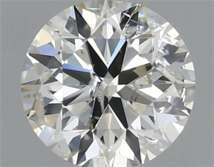 Picture of Natural Diamond 0.40 Carats, Round with Excellent Cut, J Color, I1 Clarity and Certified by IGI