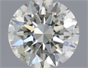 Natural Diamond 0.60 Carats, Round with Excellent Cut, L Color, SI2 Clarity and Certified by IGI
