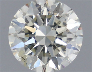 Picture of Natural Diamond 0.60 Carats, Round with Excellent Cut, L Color, SI2 Clarity and Certified by IGI