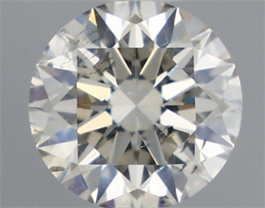 Picture of Natural Diamond 0.63 Carats, Round with Excellent Cut, L Color, SI2 Clarity and Certified by IGI