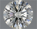 Natural Diamond 0.40 Carats, Round with Excellent Cut, J Color, SI2 Clarity and Certified by IGI