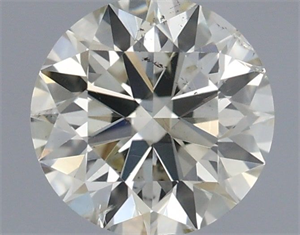 Picture of Natural Diamond 0.40 Carats, Round with Excellent Cut, K Color, SI2 Clarity and Certified by IGI