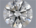 Natural Diamond 0.40 Carats, Round with Excellent Cut, I Color, I1 Clarity and Certified by IGI