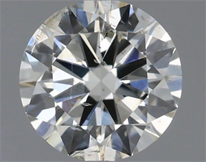 Picture of Natural Diamond 0.40 Carats, Round with Excellent Cut, J Color, SI2 Clarity and Certified by IGI