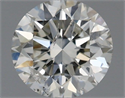 Natural Diamond 0.40 Carats, Round with Excellent Cut, I Color, SI2 Clarity and Certified by IGI