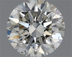 Picture of Natural Diamond 0.40 Carats, Round with Excellent Cut, I Color, SI2 Clarity and Certified by IGI