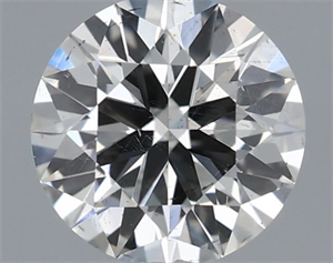 Picture of Natural Diamond 0.40 Carats, Round with Excellent Cut, G Color, SI2 Clarity and Certified by IGI