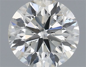 Picture of Natural Diamond 0.40 Carats, Round with Excellent Cut, G Color, SI2 Clarity and Certified by IGI