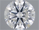 Natural Diamond 0.51 Carats, Round with Excellent Cut, F Color, I1 Clarity and Certified by IGI