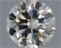 Natural Diamond 0.50 Carats, Round with Excellent Cut, K Color, I1 Clarity and Certified by IGI