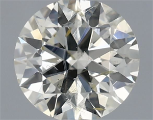 Picture of Natural Diamond 0.50 Carats, Round with Excellent Cut, K Color, I1 Clarity and Certified by IGI