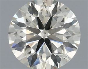 Picture of Natural Diamond 0.55 Carats, Round with Excellent Cut, J Color, SI2 Clarity and Certified by IGI