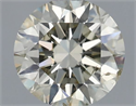 Natural Diamond 0.51 Carats, Round with Excellent Cut, L Color, SI2 Clarity and Certified by IGI